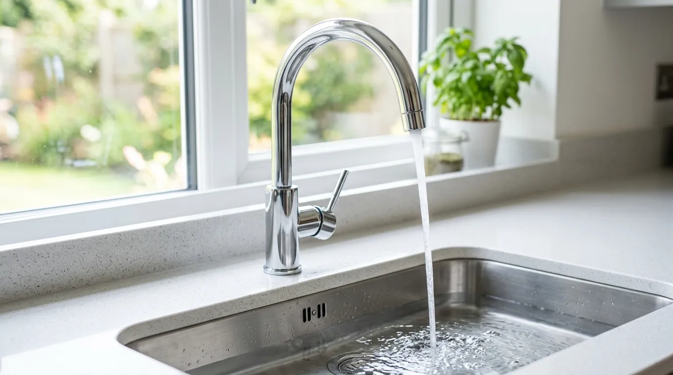 Local Plumbing Master Pros same day plumber fixing a faucet in Lucas, IA